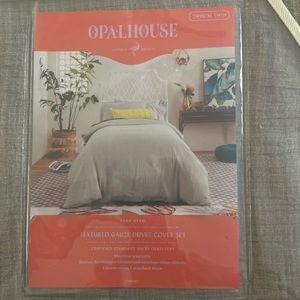 Opalhouse Twin/XL Twin Yarn Dyed Gauze Duvet Cover